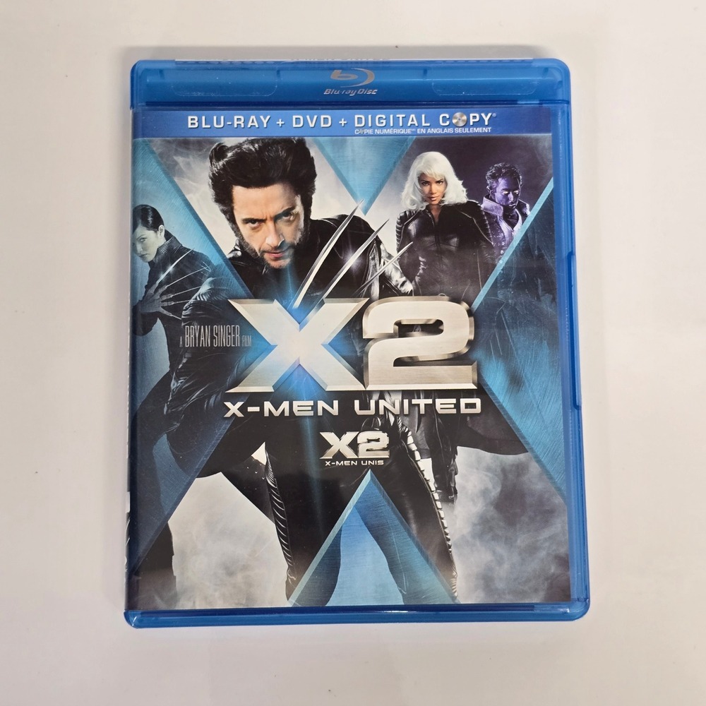 X2‎ X-Men United Blu-ray DVD 2011 Action Superhero Marvel Wolverine Movie